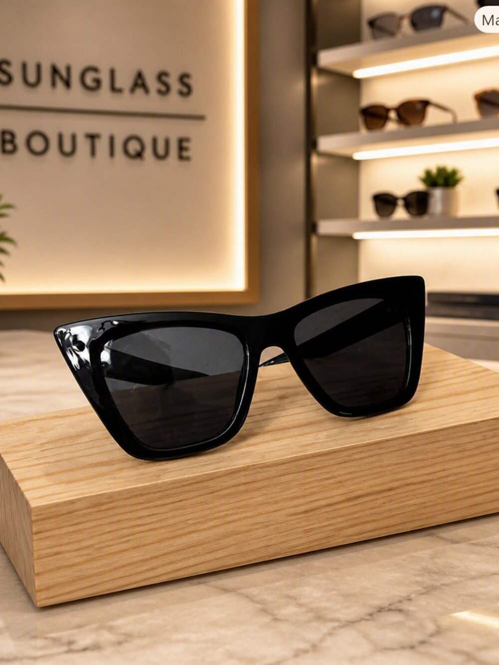 Kurt Geiger London Cat Eye Sunglasses KGL 9021 NWOT